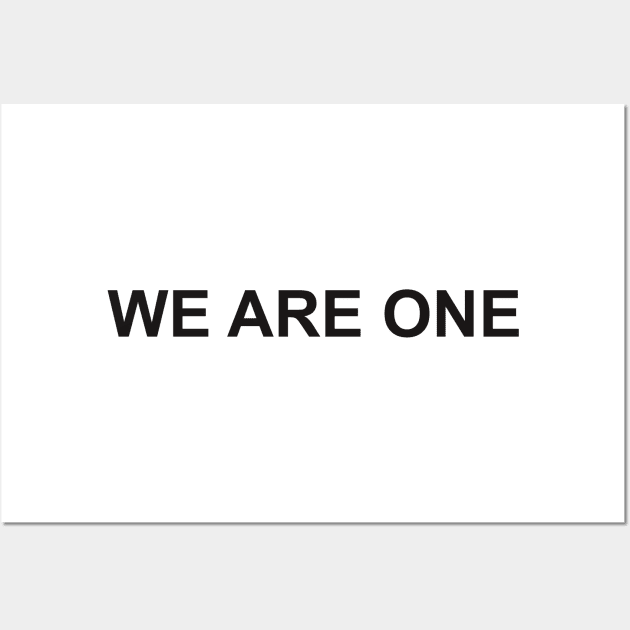 WE ARE ONE Wall Art by TheCosmicTradingPost